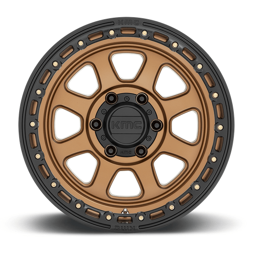 KMC KM548 CHASE 20x9 Matte Bronze W/ Black Lip 6x135 18mm