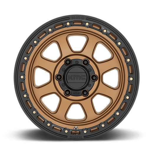 KMC KM548 CHASE 20x9 Matte Bronze W/ Black Lip 6x135 18mm