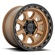 KMC KM548 CHASE 20x9 Matte Bronze W/ Black Lip 6x135 18mm
