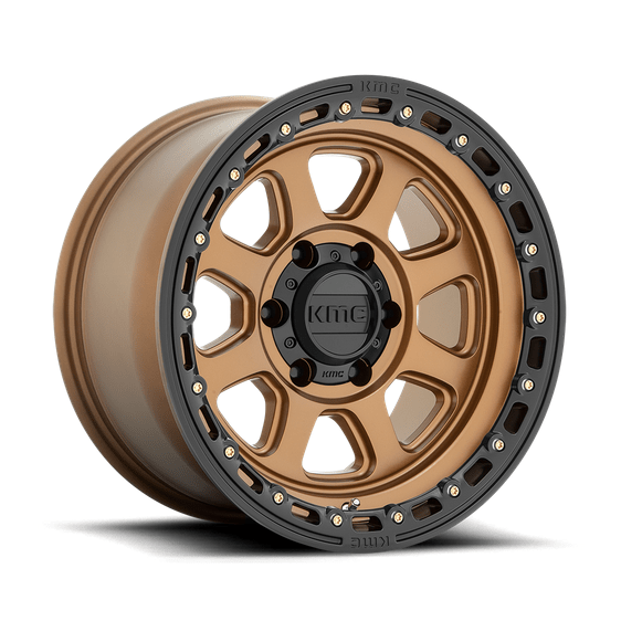 KMC KM548 CHASE 20x9 Matte Bronze W/ Black Lip 6x135 18mm