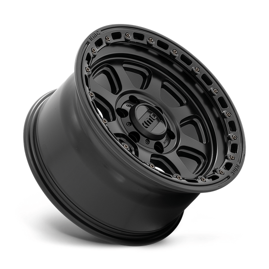 KMC KM548 CHASE 20x9 Satin Black W/ Gloss Black Lip 6x135 18mm