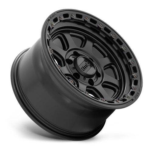 KMC KM548 CHASE 17x9 Satin Black W/ Gloss Black Lip 6x135 0mm