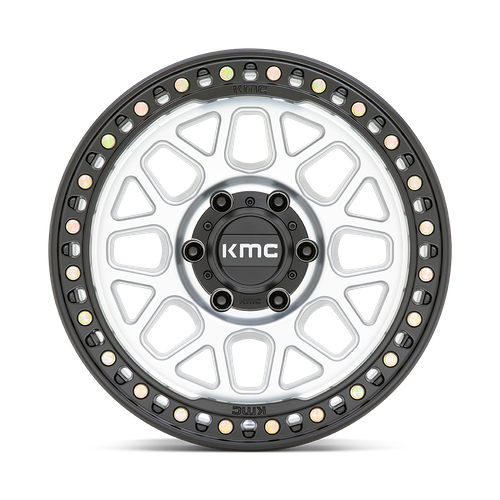 KMC KM549 GRS 17x9 Machined W/ Satin Black Lip 6x135 18mm