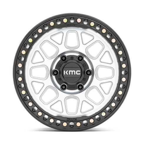 KMC KM549 GRS 17x9 Machined W/ Satin Black Lip 6x135 0mm