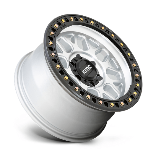 KMC KM549 GRS 17x9 Machined W/ Satin Black Lip 6x135 0mm