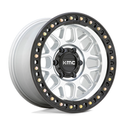 KMC KM549 GRS 17x9 Machined W/ Satin Black Lip 6x135 18mm