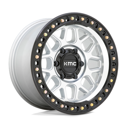 KMC KM549 GRS 17x9 Machined W/ Satin Black Lip 6x135 18mm
