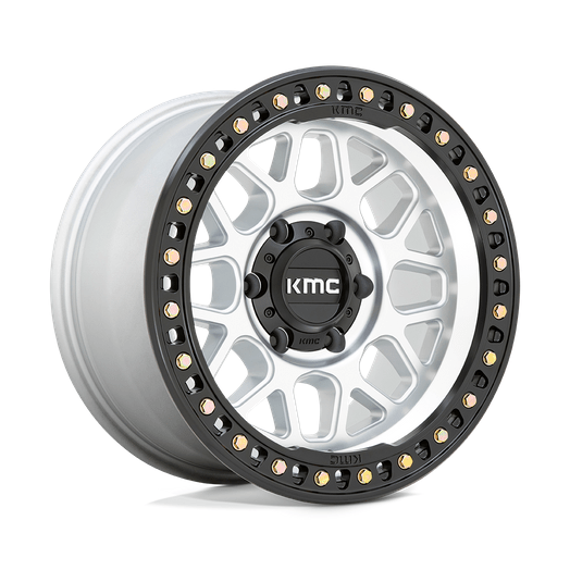 KMC KM549 GRS 17x9 Machined W/ Satin Black Lip 6x135 18mm