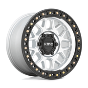 KMC KM549 GRS 17x8.5 Machined W/ Satin Black Lip 6x135 0mm