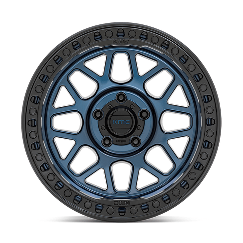 KMC KM549 GRS 18x9 Midnight Blue W/ G-Black Lip 6x135 18mm