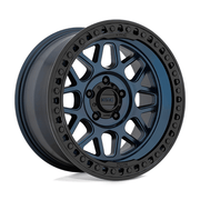 KMC KM549 GRS 17x8.5 Midnight Blue W/ G-Black Lip 6x135 0mm