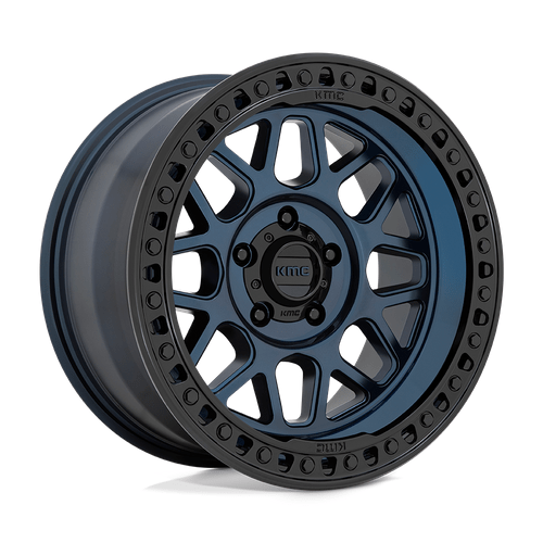 KMC KM549 GRS 17x8.5 Midnight Blue W/ G-Black Lip 6x135 0mm