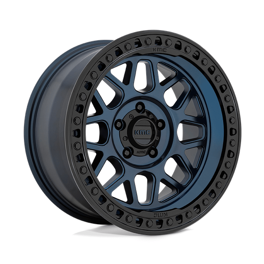 KMC KM549 GRS 18x9 Midnight Blue W/ G-Black Lip 6x135 18mm