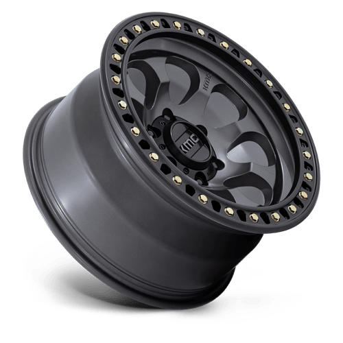KMC KM550 RIOT SBL 18x9 Anthracite W/ Satin Black Lip 6x135 18mm