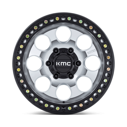 KMC KM550 RIOT SBL 18x9 Machined W/ Satin Black Lip 6x135 18mm