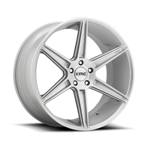 KMC KM711 PRISM 20x10.5 Brushed Silver 5x114.3 45mm