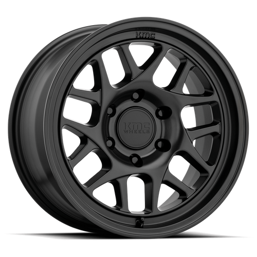 KMC KM717 BULLY OL 17x8.5 Satin Black 6x135 0mm