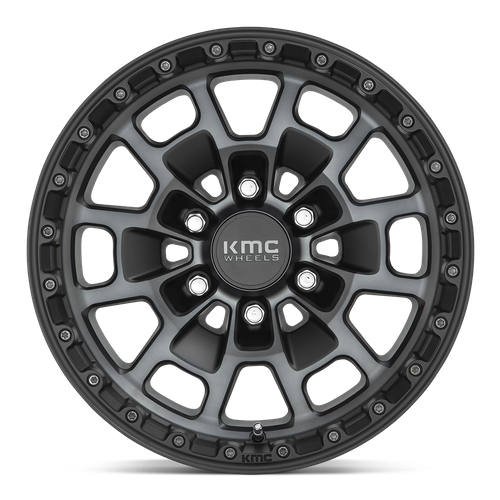 KMC KM718 SUMMIT 17x8.5 Satin Black W/ Gray Tint 6x135 0mm