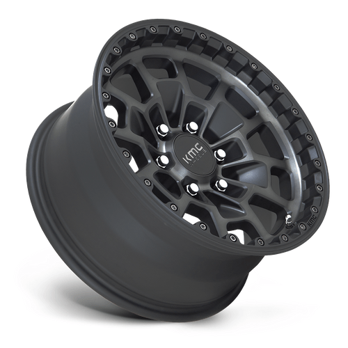 KMC KM718 SUMMIT 17x8.5 Satin Black W/ Gray Tint 6x135 0mm