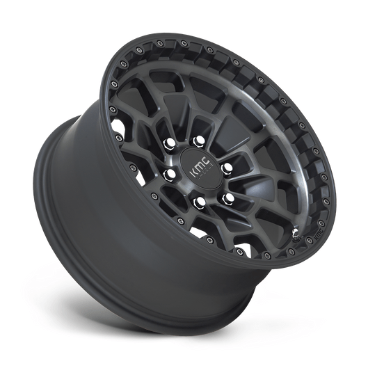 KMC KM718 SUMMIT 17x8.5 Satin Black W/ Gray Tint 6x135 0mm