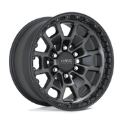 KMC KM718 SUMMIT 17x8.5 Satin Black W/ Gray Tint 6x135 0mm