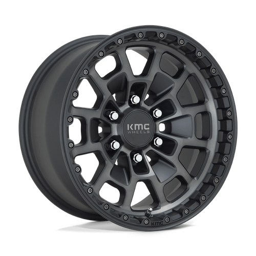 KMC KM718 SUMMIT 17x8.5 Satin Black W/ Gray Tint 6x135 0mm