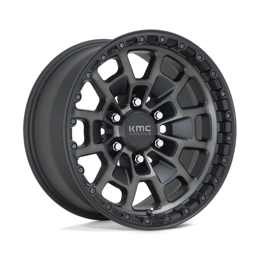 KMC KM718 SUMMIT 17x8.5 Satin Black W/ Gray Tint 6x135 0mm