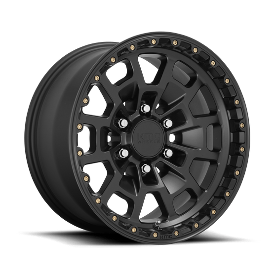 KMC KM718 SUMMIT 17x8.5 Satin Black 6x135 18mm