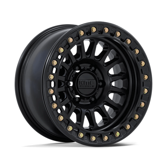 KMC KM239 IMPACT BEADLOCK 17x9 Matte Black 6x135 -12mm