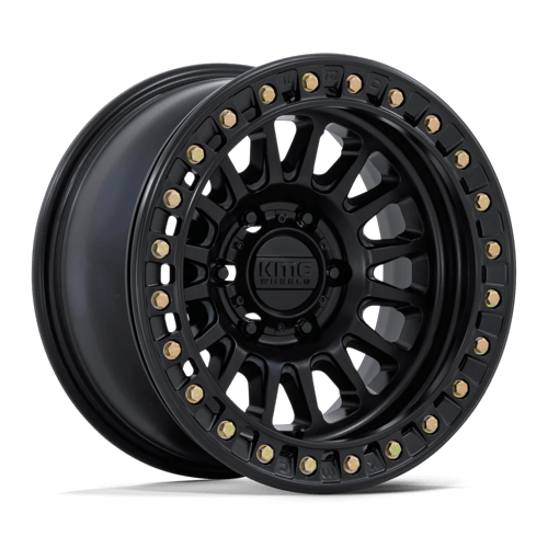 KMC KM239 IMPACT BEADLOCK 17x9 Matte Black 6x135 1mm