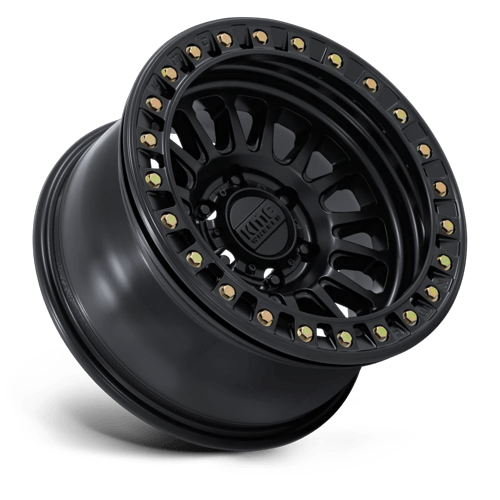 KMC KM239 IMPACT BEADLOCK 17x9 Matte Black 6x135 25mm