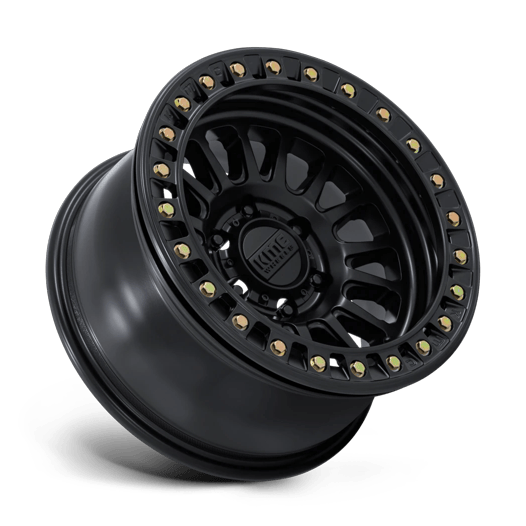 KMC KM239 IMPACT BEADLOCK 17x9 Matte Black 6x135 1mm