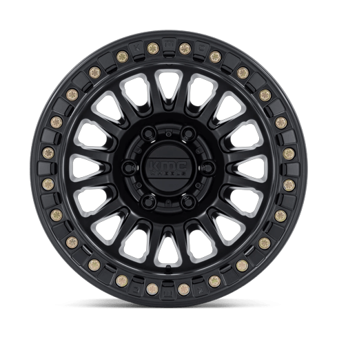 KMC KM239 IMPACT BEADLOCK 17x9 Matte Black 6x135 25mm