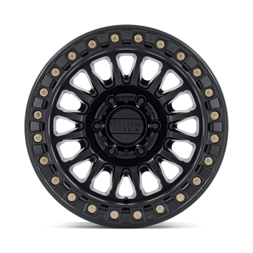 KMC KM239 IMPACT BEADLOCK 17x9 Matte Black 6x135 1mm