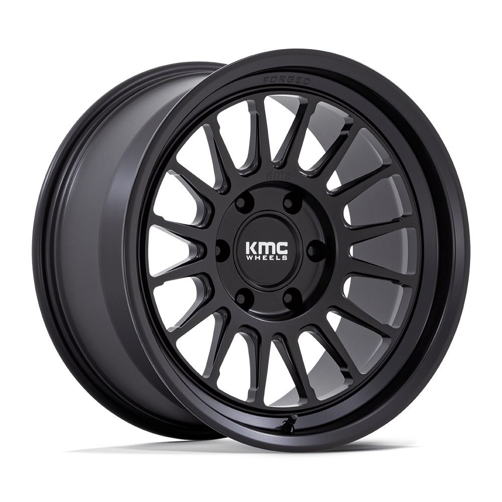 KMC KM447 IMPACT FORGED MONOBLOCK 18x9 Satin Black 6x135 18mm