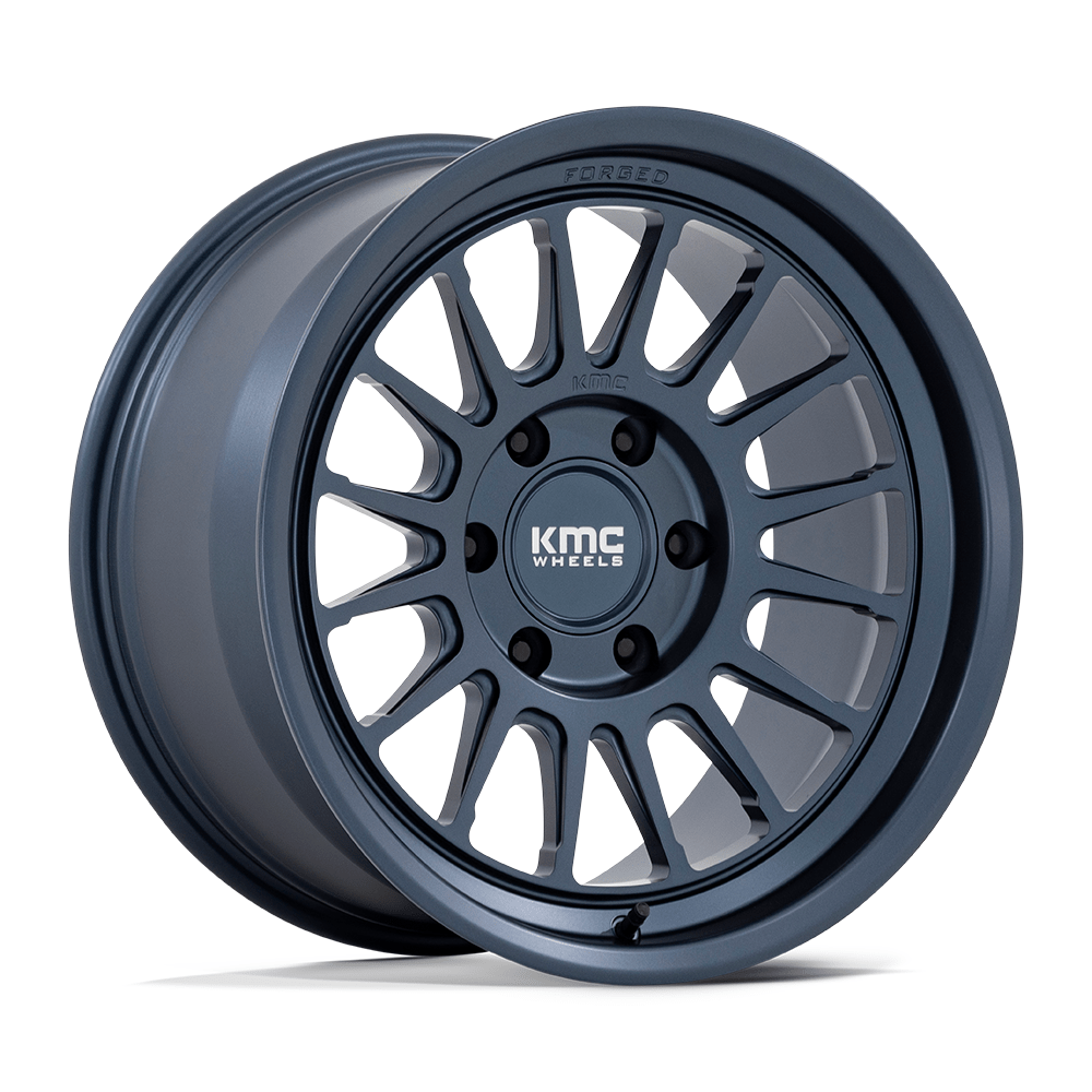 KMC KM447 IMPACT FORGED MONOBLOCK 18x9 Metallic Blue 6x135 -12mm