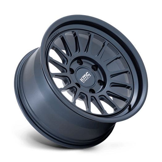 KMC KM447 IMPACT FORGED MONOBLOCK 18x9 Metallic Blue 6x135 -12mm