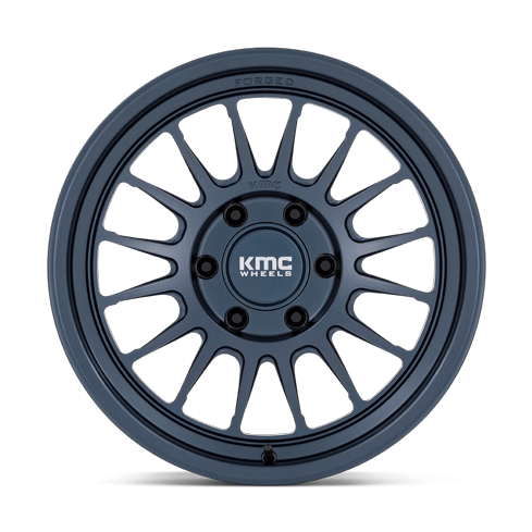 KMC KM447 IMPACT FORGED MONOBLOCK 18x9 Metallic Blue 6x135 -12mm