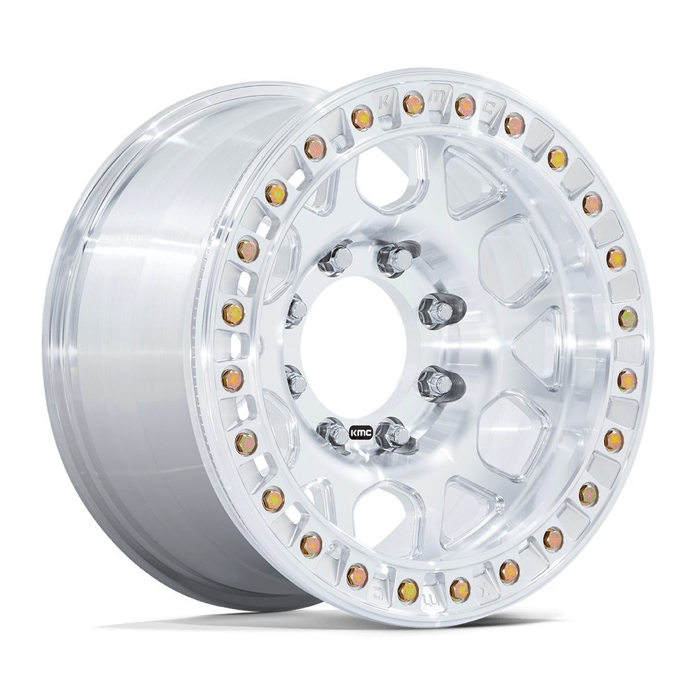 KMC KM450 MESA FORGED BEADLOCK 17x9 Raw Machined 6x135 25mm