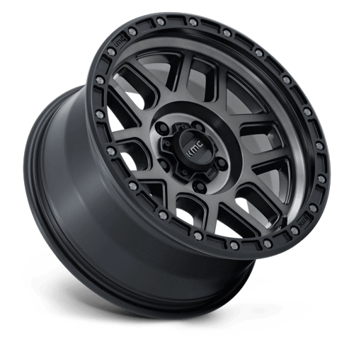 KMC KM544 MESA 17x8.5 Satin Black W/ Gray Tint 6x135 0mm