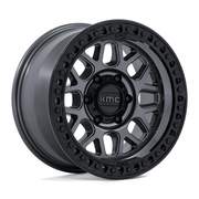 KMC KM549 GRS 17x8.5 Gloss Gunmetal W/ Gloss Black 6x135 0mm