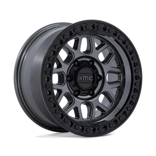 KMC KM549 GRS 20x9 Gloss Gunmetal W/ Gloss Black 6x135 18mm