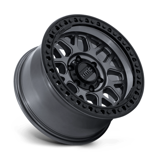 KMC KM549 GRS 17x9 Gloss Gunmetal W/ Gloss Black 6x135 0mm