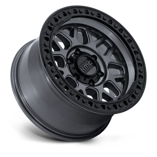 KMC KM549 GRS 18x8.5 Gloss Gunmetal W/ Gloss Black 6x135 0mm