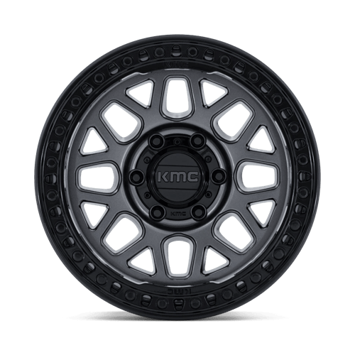 KMC KM549 GRS 18x8.5 Gloss Gunmetal W/ Gloss Black 6x135 0mm