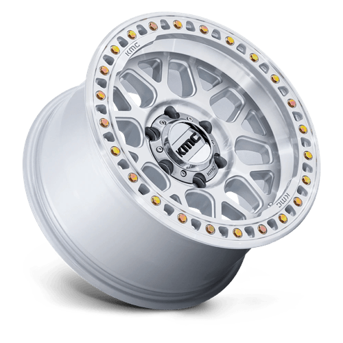 KMC KM549 GRS 18x9 Gloss Silver W/ Machined Face 6x135 18mm