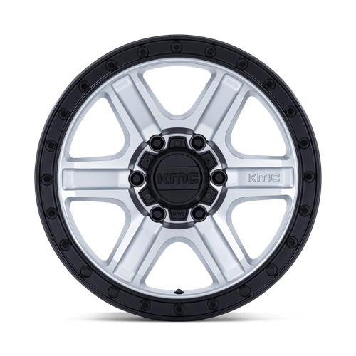 KMC KM551 OUTRUN 17x8.5 Machined W/ Gloss Black Lip 6x135 -10mm