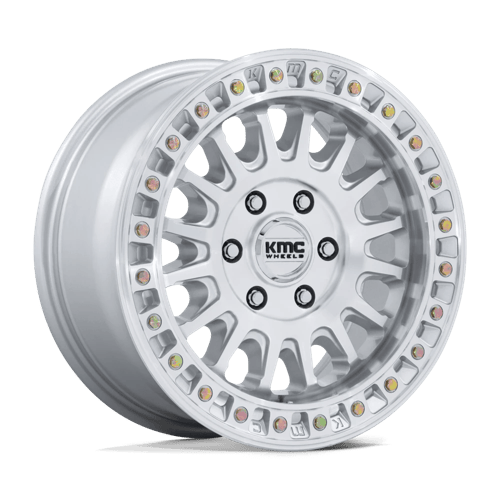 KMC KM552 IMS 17x8 Gloss Silver W/ Machined Face 6x135 32mm