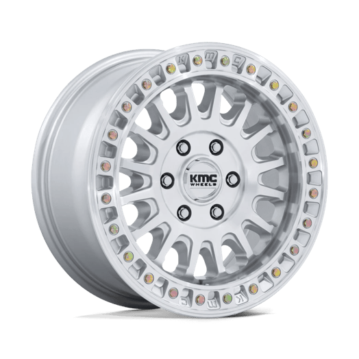 KMC KM552 IMS 17x8 Gloss Silver W/ Machined Face 6x135 32mm