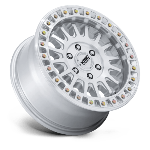 KMC KM552 IMS 17x8 Gloss Silver W/ Machined Face 6x135 32mm